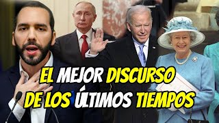 El mejor Discurso PRESIDENCIAL de la Historia de Nayib Bukele [upl. by Akimrehs]