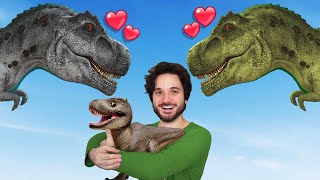 AMOR ENTRE TIRANOSSAURO REX NO ARK [upl. by Browning310]