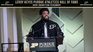 2024 Leroy Keyes Purdue Athletics Hall of Fame Banquet [upl. by Eugnimod689]