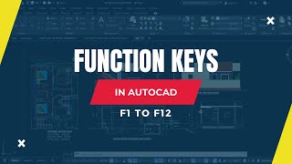 Function Keys in AutoCAD  AutoCAD Tutorial [upl. by Benedix752]