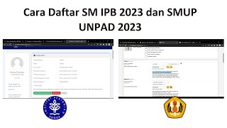 Cara Daftar SM IPB dan SMUP UNPAD 2023 [upl. by Ribak]