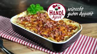 KartoffelGratin mit Speck  Rezept von HANDL TYROL [upl. by Drus]