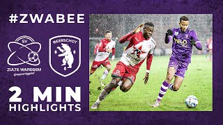 K BEERSCHOT VA  HIGHLIGHTS  BEERSCHOT LOSES IN WAREGEM [upl. by Einiar]