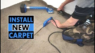 How Install Carpet in a Room with a Join [upl. by Trebornhoj]