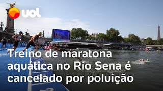 Sena Treino é cancelado pela 5ª vez e autoridades monitoram nível de bactérias fecais no rio [upl. by Kain15]