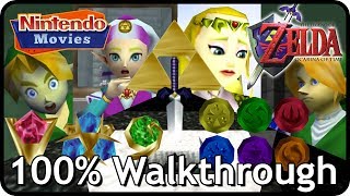 The Legend of Zelda Ocarina of Time 100 Walkthrough Full Game [upl. by Ahseiyn771]