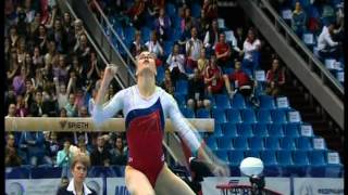 Ksenia Afanasyeva  2013 European Championships  Floor EF [upl. by Eimmaj]