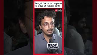 RG Kar Doctor Case Junior Doctors Complete 13 Days Of Hunger Strike [upl. by Allemahs]