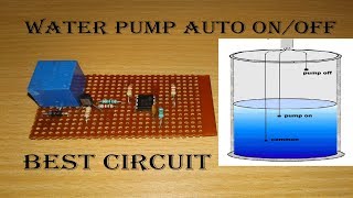 Water pump auto onoff circuit with adjustable auto on and off Video in hindi with english subtitle [upl. by Yajiv]