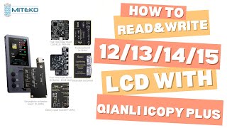 Qianli iCopy Plus LCD Opeartion Video for 12 to Newer Models [upl. by Ayimat]