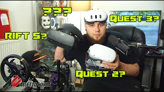 Porównanie Oculusów VR Rift S vs Quest 2 vs Quest 3  Assetto Corsa [upl. by Boice]