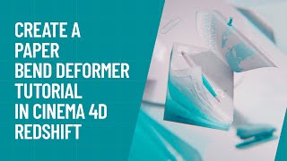 Cinema 4D Tutorial  Create a Paper Blend Deformer [upl. by Anifares]