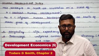 5Human Development Index HDI  How to calculate HDI  Development Economics Todaro ampSmith Ch 2 [upl. by Dnartreb]