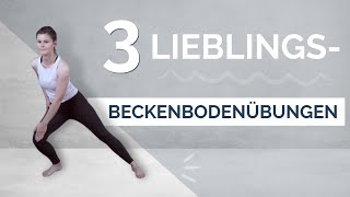 Beckenbodentraining  3 effektive Übungen zur Kräftigung deines Beckenbodens [upl. by Moht97]