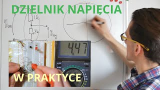 Dzielnik napięcia w ujęciu praktycznym  podstawy elektroniki [upl. by Lokkin]