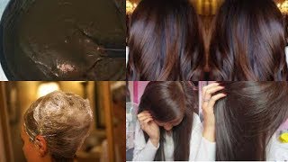 Henna hair dye to get darker hair color How to make henna paste for grey hair  Makeup Secrets [upl. by Udell96]