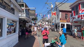 LIVE Walk in Provincetown  Cape Cod MA 862023 Walking Tour of Commercial Street [upl. by Namie988]