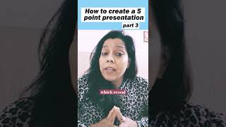 Creating an Impactful 5Point Presentation Part 3 englishforsuccess presentationskills youtube [upl. by Assilav]