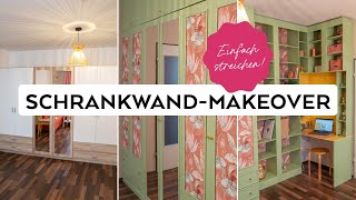 Vom Kleiderschrank zur stylischen Wandlösung DIY Makeover mit Grün amp Matcha 🌿✨ [upl. by Bozuwa]