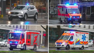 Weiberfastnacht 2024 Einsatzfahrten in Köln  Polizei Feuerwehr amp Rettungsdienst [upl. by Oicnoel]