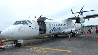 Garuda Indonesia Bali to Labuan Bajo Komodo Airport ATR72600 [upl. by Ariaic]