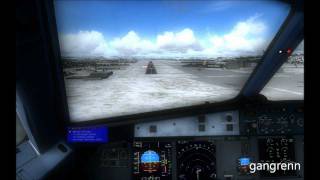 FSX full flight  From Malpensa to Zurich A320 Airbus X [upl. by Gwyn998]