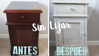 Remodela un mueble viejo rápido y fácil  Chalk Paint Mueble Vintage con Efecto Envejecido MundoMom [upl. by Chilcote]