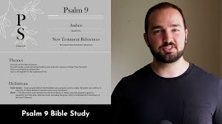 Psalm 9 Summary 5 Minute Bible Study [upl. by Ymmij]