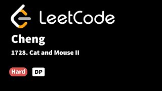 LeetCode 1728 Cat and Mouse II [upl. by Hayotal]