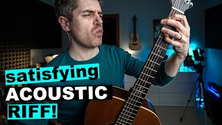 The Most Satisfying Acoustic Guitar Riff You Will Learn Today [upl. by Ardnosal571]