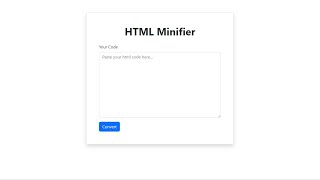 Create HTML code minifier using PHP  With Source Code  Brave Coder [upl. by Page388]