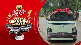 Pemenang Undian Gebyar Semangat Miliaran Periode 1 Wuling AIR EV [upl. by Ellertal]