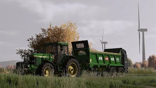 Farming Simulator 22  Baltic Vorpommern  John Deere 7810  Hawe DST 16  JCB 54170 Agri Pro [upl. by Philana490]