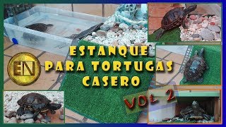 estanque para tortugas casero [upl. by Nuahsad]