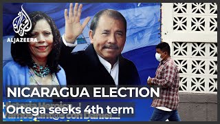 Nicaragua Daniel Ortega seeks fourth term in controversial polls [upl. by Westbrooke]