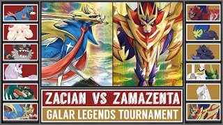 Quarterfinal ZACIAN vs ZAMAZENTA  Legendary Pokémon SwordampShield Tournament Battle 1 [upl. by Mada]