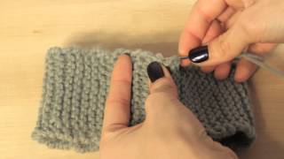 Knitting How to Seam Ends Together to Join Cast On and Bind Off Edges [upl. by Aynos850]