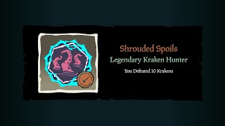 Sea Of Thieves  Commendations  Legendary Kraken Hunter [upl. by Prudence]