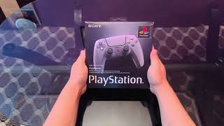 PS5 30th Anniversary Limited Edition DualSense Controller Raw Unboxing [upl. by Kora]