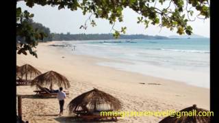 Thande Beach Resort Hotel Ngapali Myanmar [upl. by Dorree]