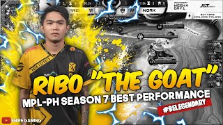 THE BEST PLAYS OF RIBO quotTHE GOATquot FROM MPLPH SEASON 7 [upl. by Dorcus]