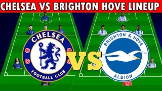 CHELSEA Vs BRIGHTON Predicted XI in EPL Week 6 SANCHO amp MITOAMA To Start in 4231 Formation [upl. by Ellehcar]