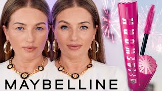 Maybelline Lash Sensational Fireworks Mascara Review [upl. by Ltihcox]