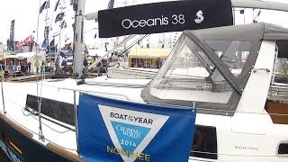 BENETEAU OCEANIS 38 New for 2013 Daysailor Weekender amp Cruiser toured by ABK Video [upl. by Idner799]