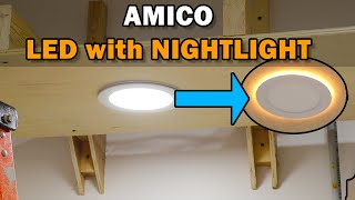 Amico Recessed Lights with Nightlight full Install [upl. by Arakihc]