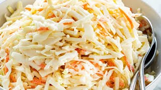 Coleslaw Recipe  Restaurant style Coleslaw [upl. by Burra]