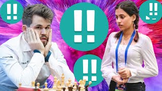 Chess Prodigy Diya Deshmukh vs Magnus Carlsen 4 [upl. by Riegel]