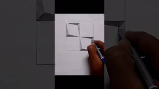 Unique 3D illusion drawing easy 🤩3d drawing easyshorts 3d 3dillusion art youtubeshorts [upl. by Jaffe811]