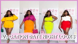 Vacation Date Night Outfits ft Fashion to Figure Plus Size Vacation Outfits Simply Sonja [upl. by Onaicilef]