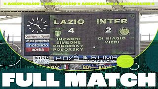 Lazio  Inter 42 05052002 FULL MATCH  Age of Calcio [upl. by Llevart682]